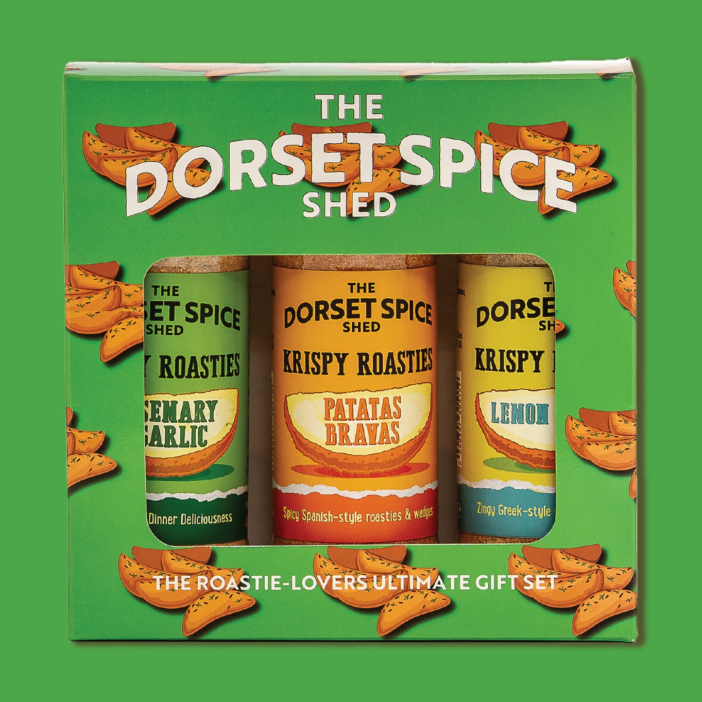 Krispie Roasties Roast Potato Seasoning Gift Pack for Roastie Lovers - Three fantastic flavours
