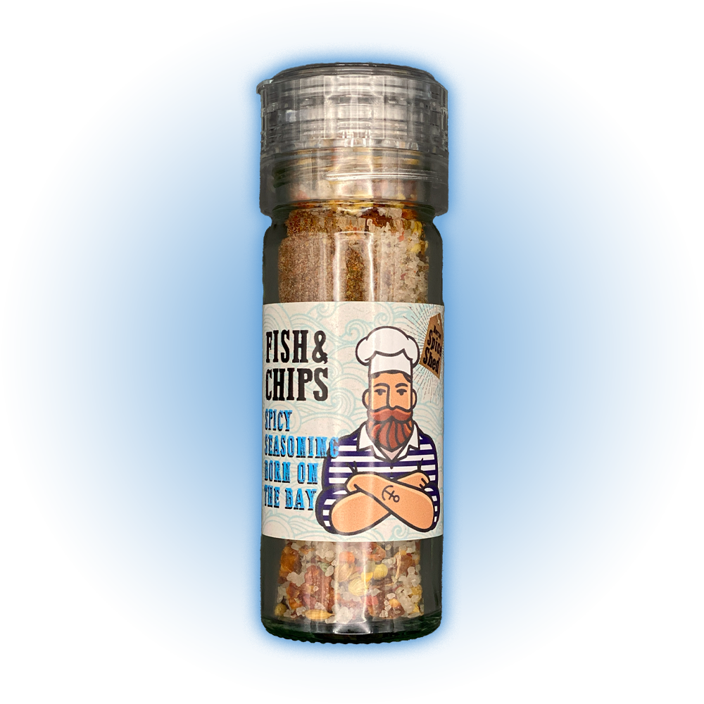 Salt 'n' Spice Grinder - Fish & Chips Seasoning - Dorset Spice Shed
