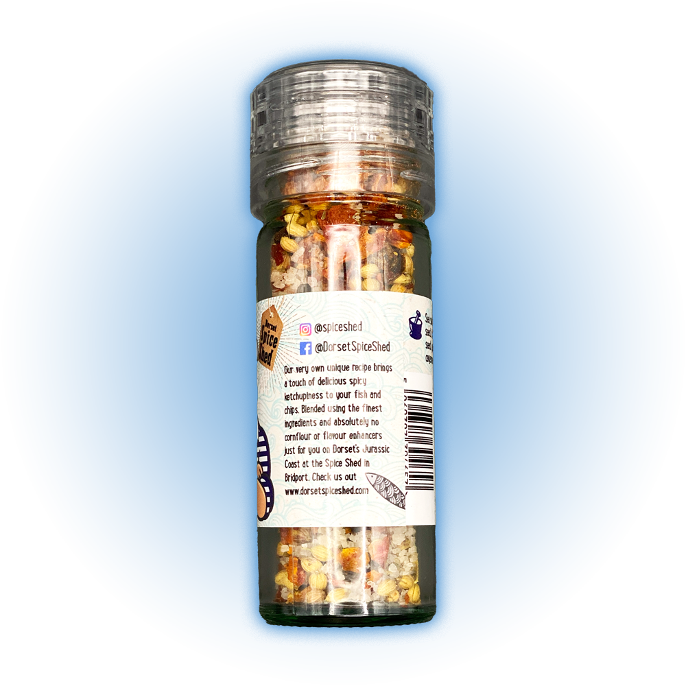 Salt 'n' Spice Grinder - Fish & Chips Seasoning - Dorset Spice Shed