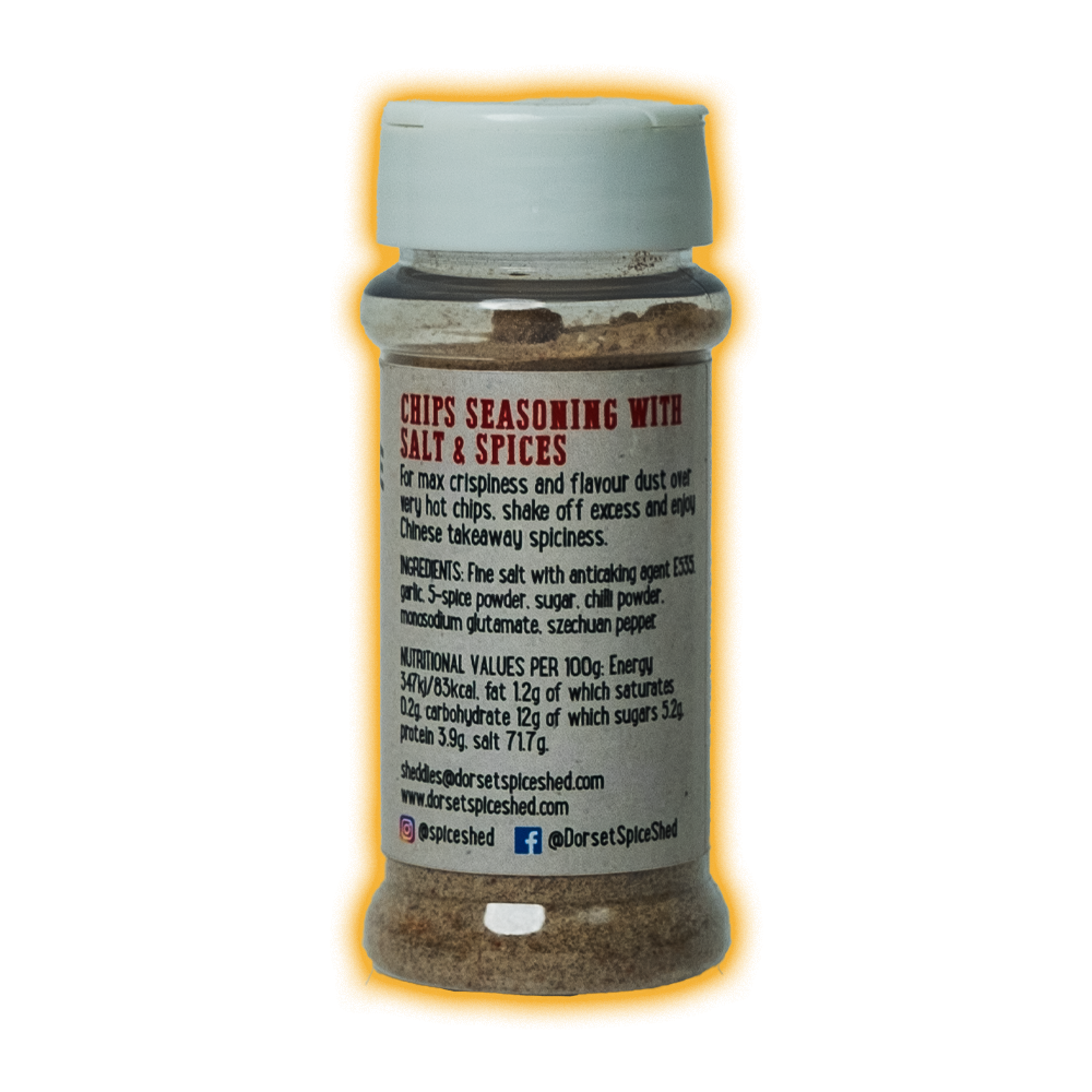 Jurassic Fries Salt 'n' Pepper 95g - Dorset Spice Shed