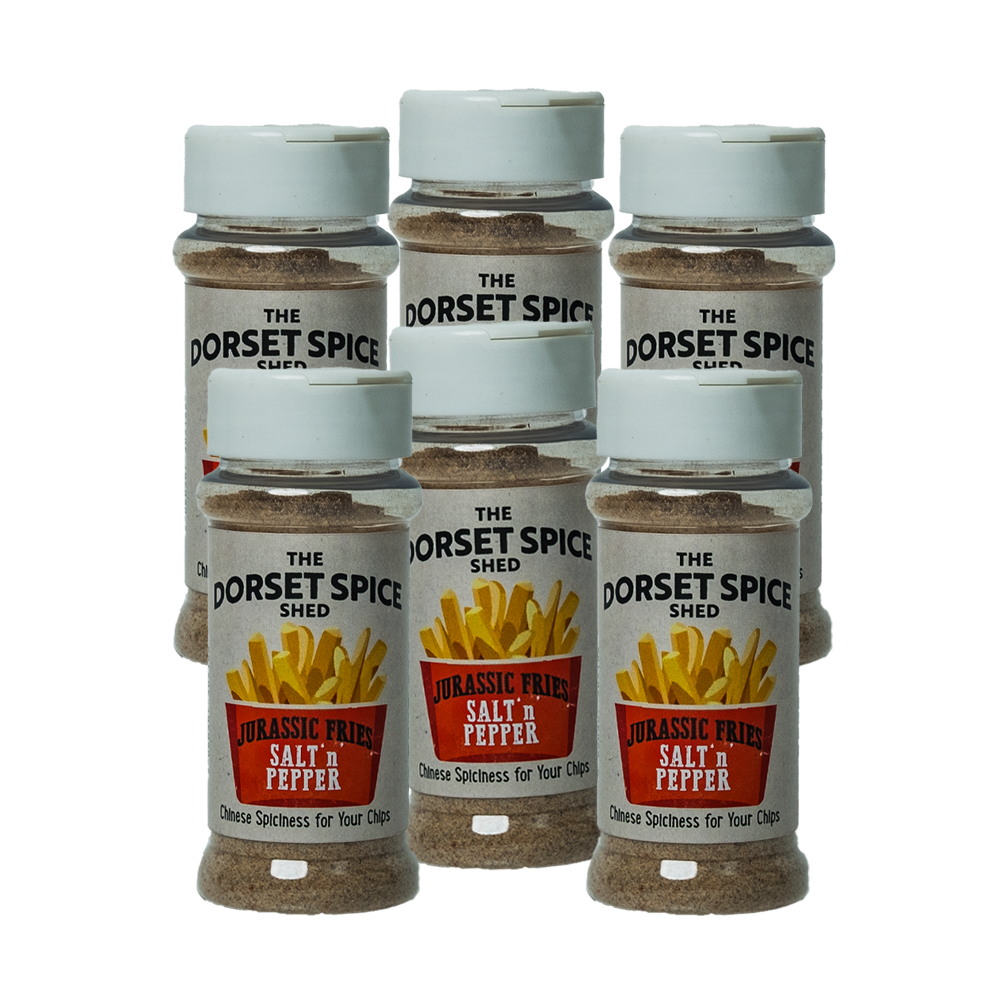 Jurassic Fries Salt 'n' Pepper 95g - Dorset Spice Shed