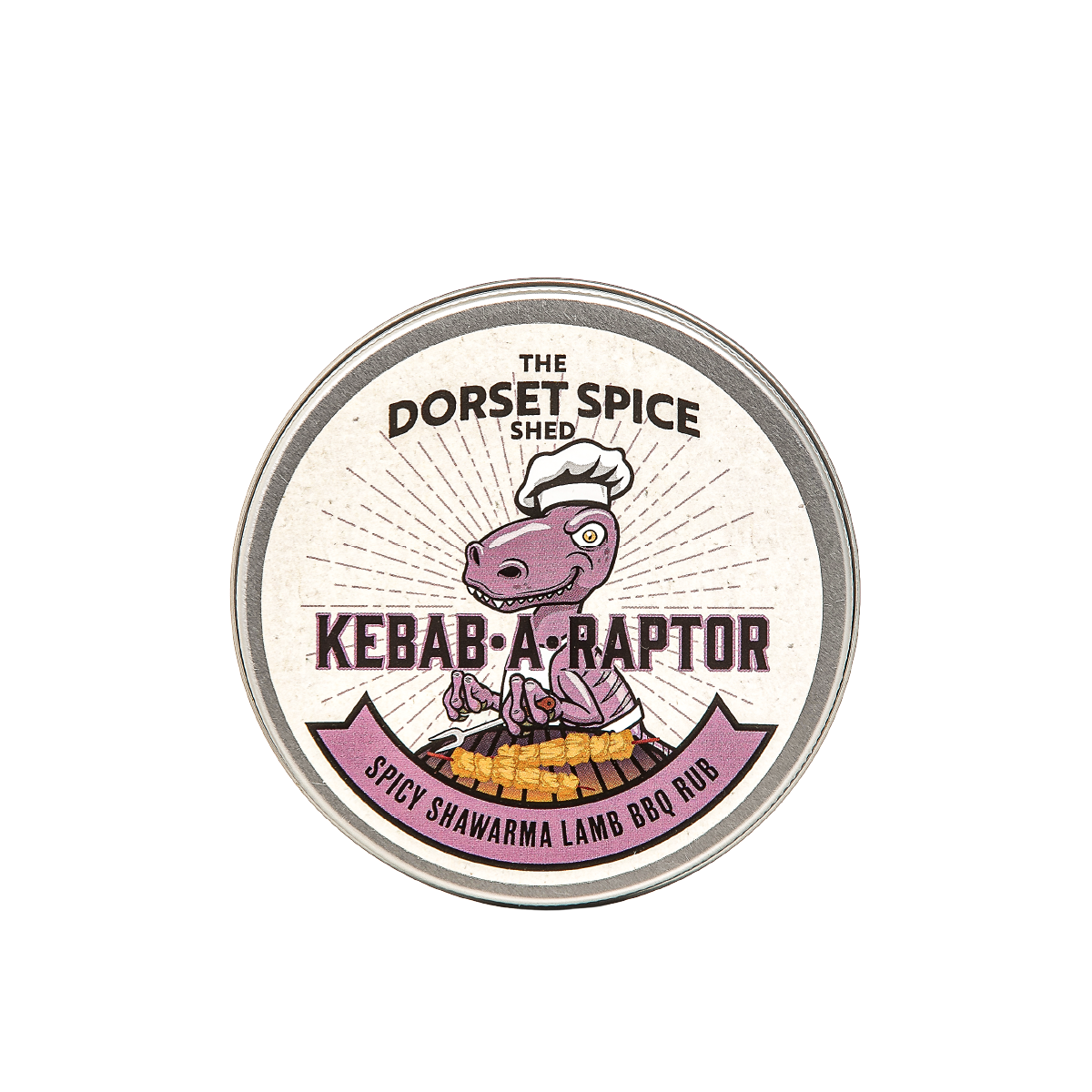 Jurassic BBQ Kebab-a-Raptor BBQ Lamb & Chicken Rub - Dorset Spice Shed