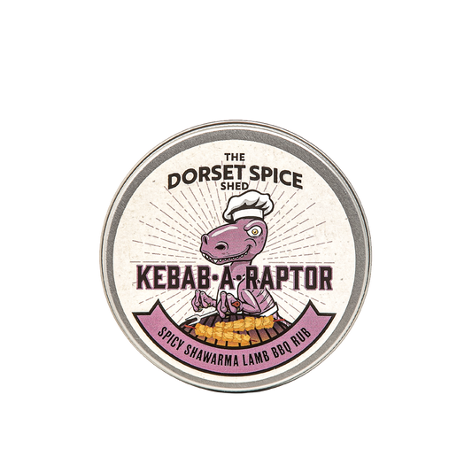 Jurassic BBQ Kebab-a-Raptor BBQ Lamb & Chicken Rub - Dorset Spice Shed