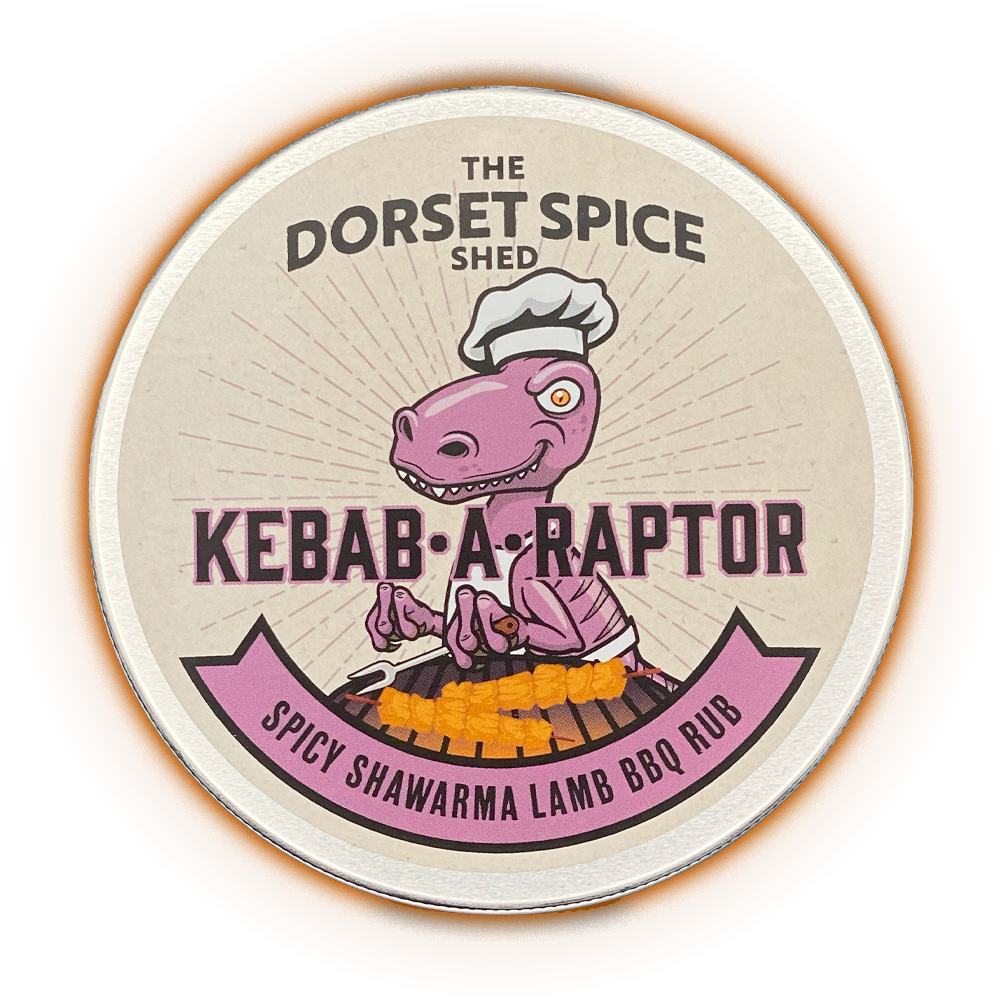 Jurassic BBQ Rubs Gift Set - 3 Roaringly Great Rubs - Dorset Spice Shed