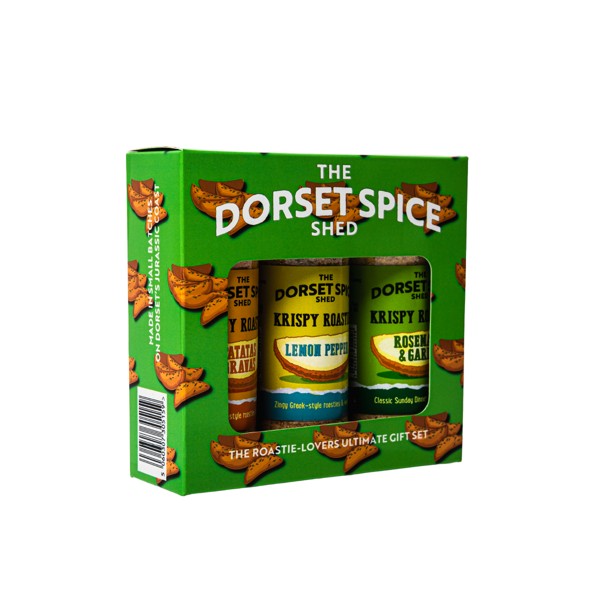 Krispie Roasties Roast Potato Seasoning Gift Pack for Roastie Lovers - Three fantastic flavours - Dorset Spice Shed