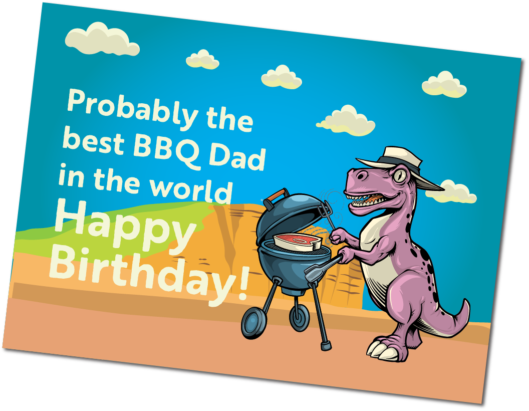 New! Jurassic BBQ Tube 'o' Rubs - 5 Grrreat BBQ Rubs - Free Greetings Card - Dorset Spice Shed