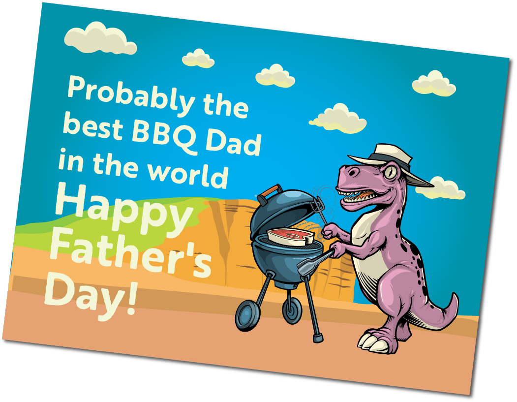 New! Jurassic BBQ Tube 'o' Rubs - 5 Grrreat BBQ Rubs - Free Greetings Card - Dorset Spice Shed