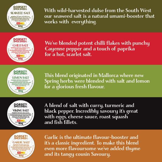 Dorset Spice Shed Tube of Salts Gift Set - Dorset Spice Shed