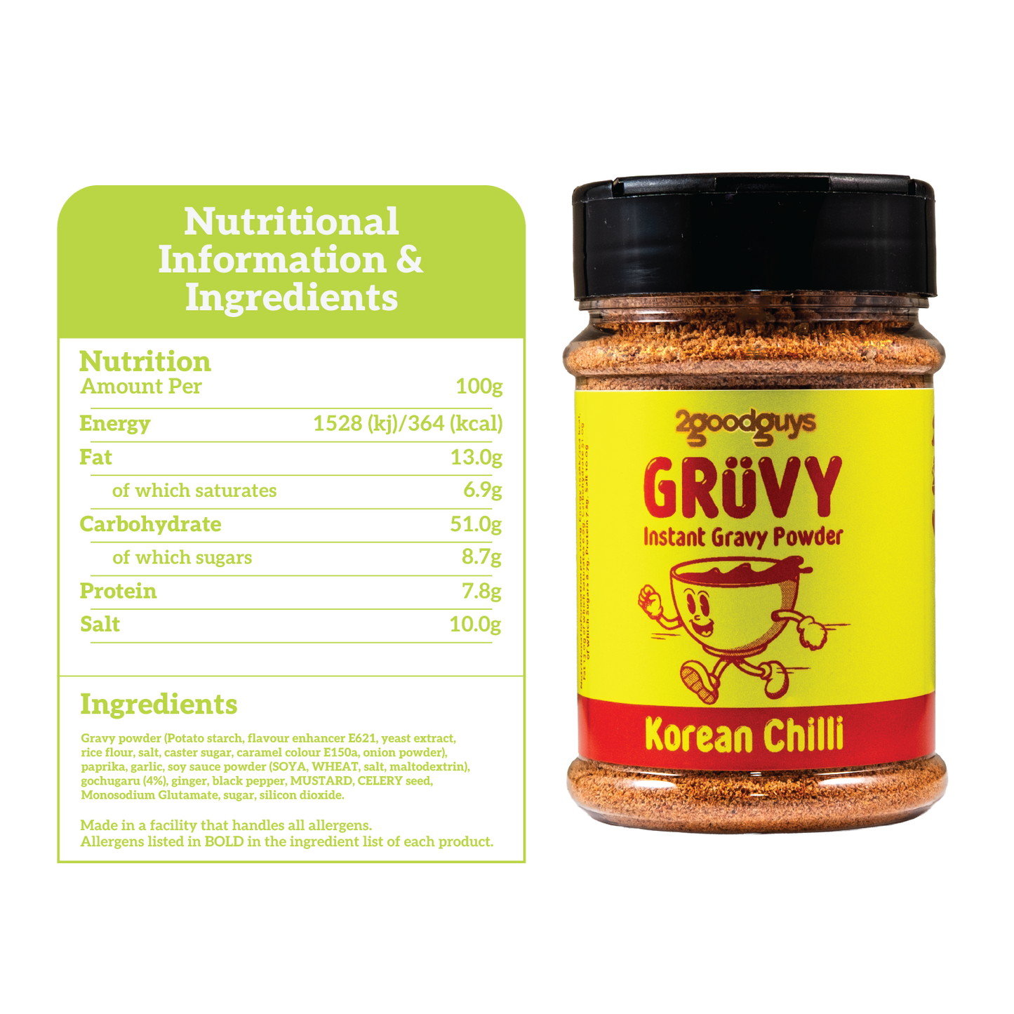 2GoodGuys Gruvy Instant Gravy Powder Korean Chilli