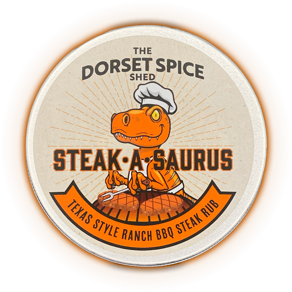 Jurassic BBQ Rubs Gift Set - 3 Roaringly Great Rubs - Dorset Spice Shed