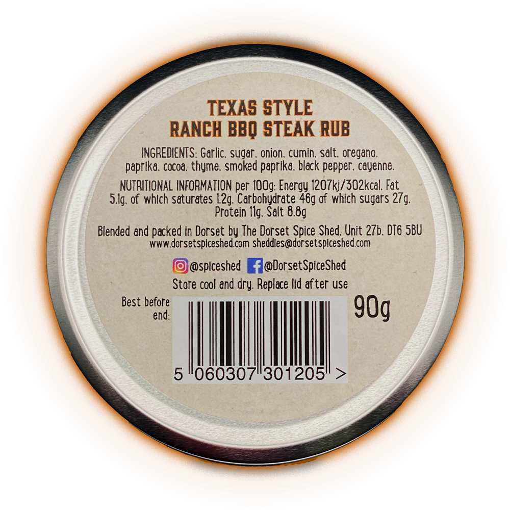 Jurassic BBQ Steak-a-Saurus BBQ Steak Rub - Dorset Spice Shed