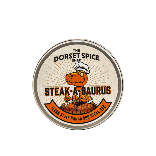 Jurassic BBQ Steak-a-Saurus BBQ Steak Rub - Dorset Spice Shed