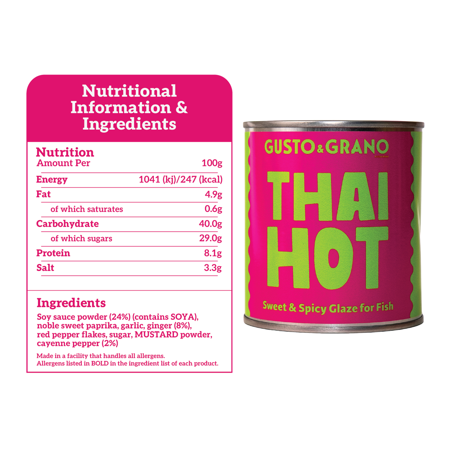 Gusto & Grano Thai Hot Fish Seasoning