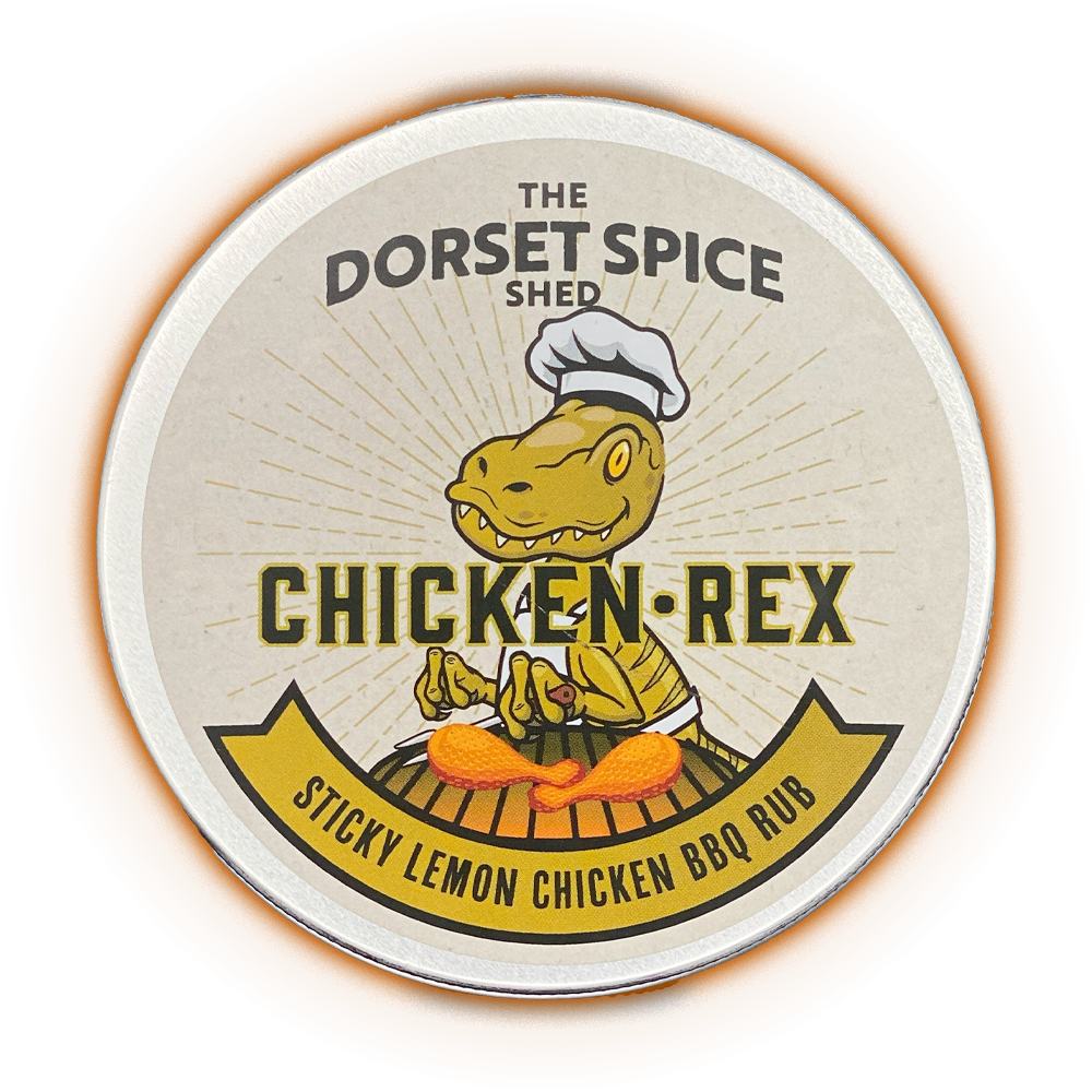 Jurassic BBQ Rubs Gift Set - 3 Roaringly Great Rubs - Dorset Spice Shed