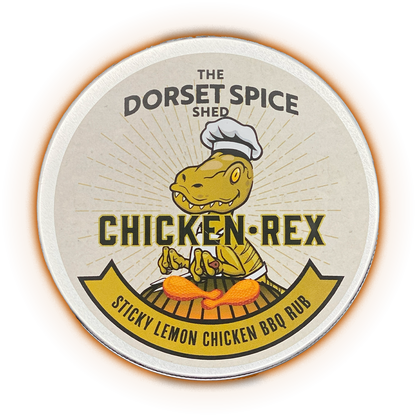 Jurassic BBQ Rubs Gift Set - 3 Roaringly Great Rubs - Dorset Spice Shed