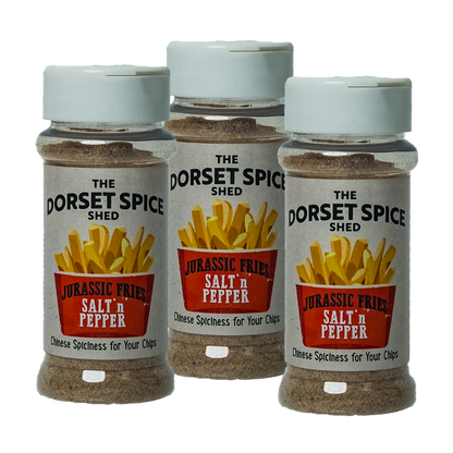 Jurassic Fries Salt 'n' Pepper 95g - Dorset Spice Shed