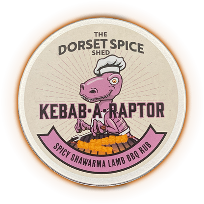 Jurassic BBQ Rubs Gift Set - 3 Roaringly Great Rubs - Dorset Spice Shed