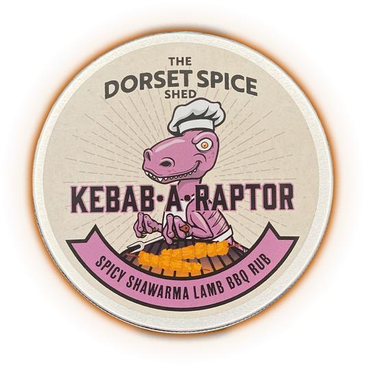 Jurassic BBQ Kebab-a-Raptor BBQ Lamb & Chicken Rub - Dorset Spice Shed