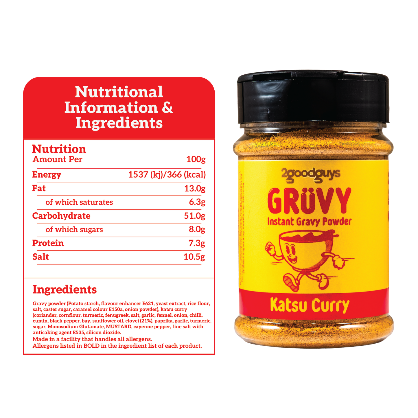 2GoodGuys Gruvy Instant Gravy Powder Katsu Curry