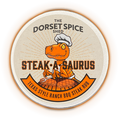 Jurassic BBQ Steak-a-Saurus BBQ Steak Rub - Dorset Spice Shed