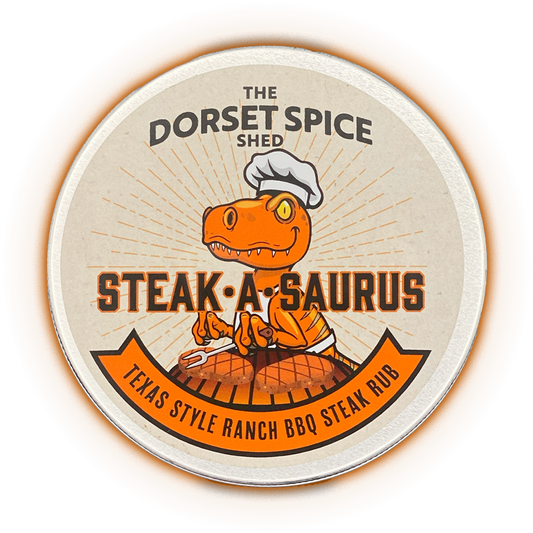 Jurassic BBQ Steak-a-Saurus BBQ Steak Rub - Dorset Spice Shed
