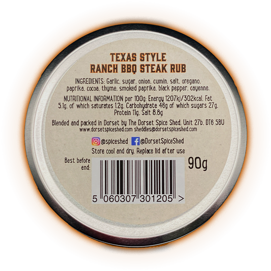 Jurassic BBQ Steak-a-Saurus BBQ Steak Rub - Dorset Spice Shed