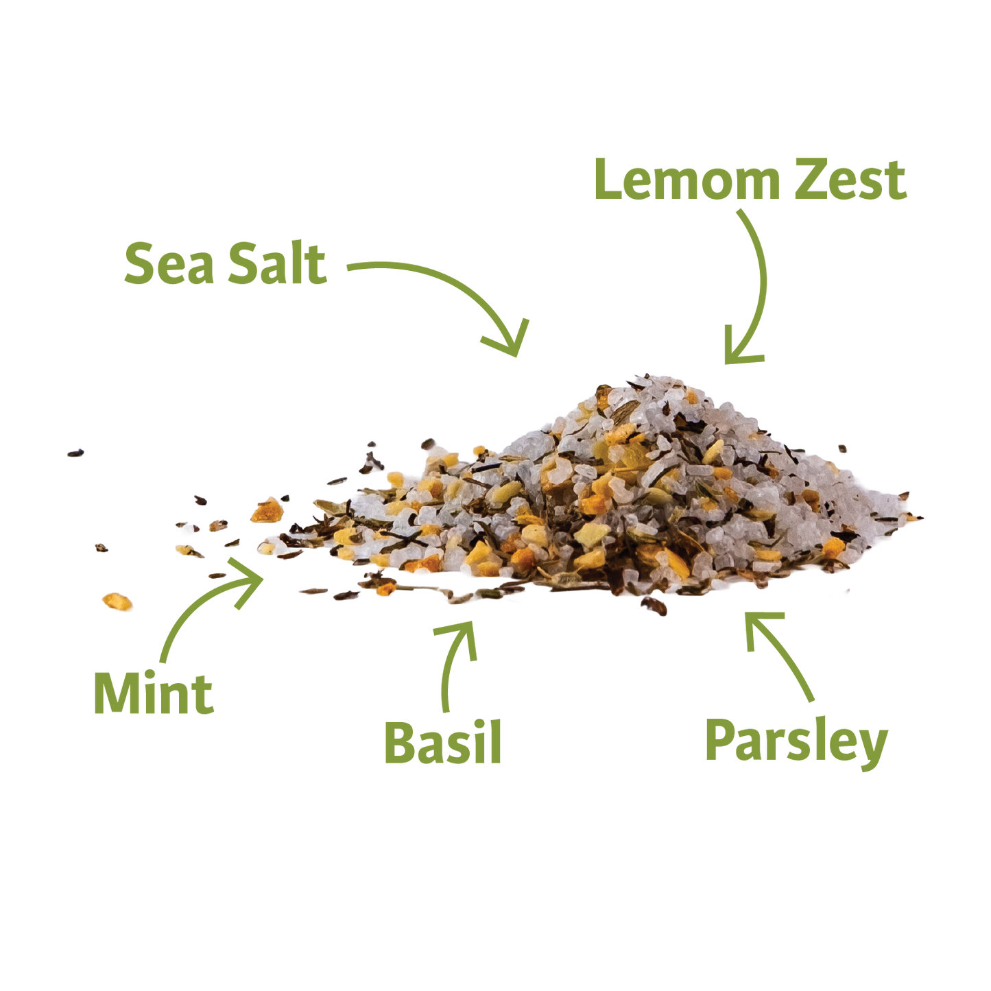 Dorset Spice Shed Lemon & Green Herbs Salt - Dorset Spice Shed