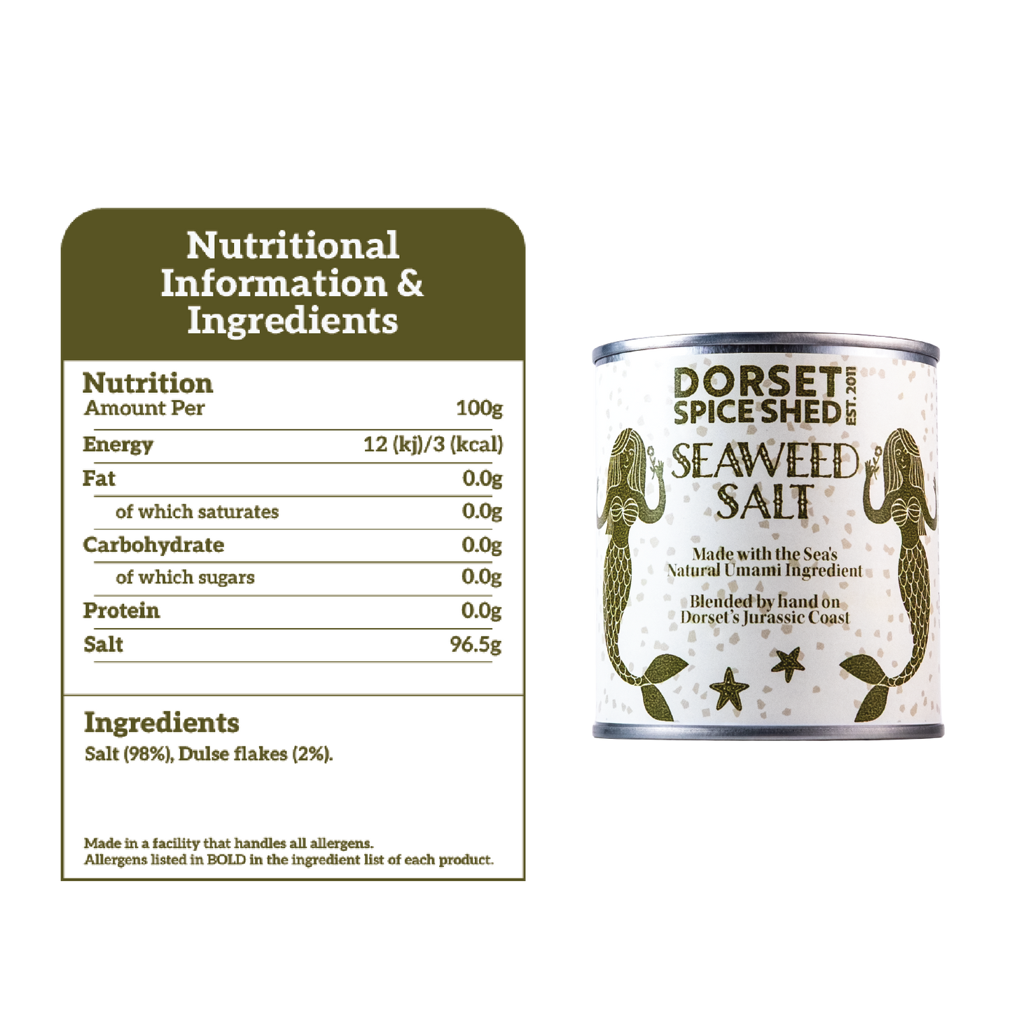 Dorset Spice Shed Seaweed Salt - Dorset Spice Shed