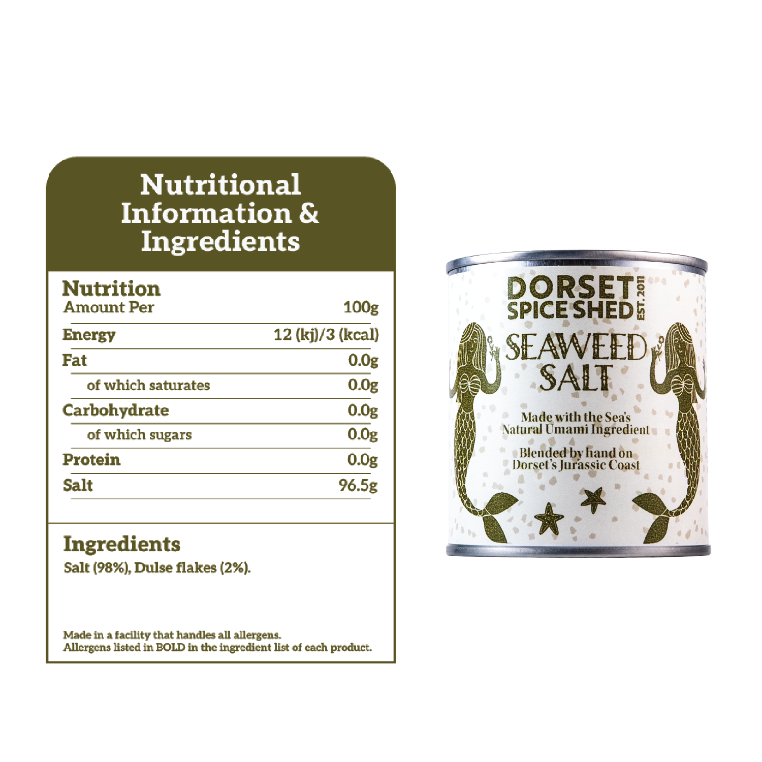 Dorset Spice Shed Seaweed Salt - Dorset Spice Shed