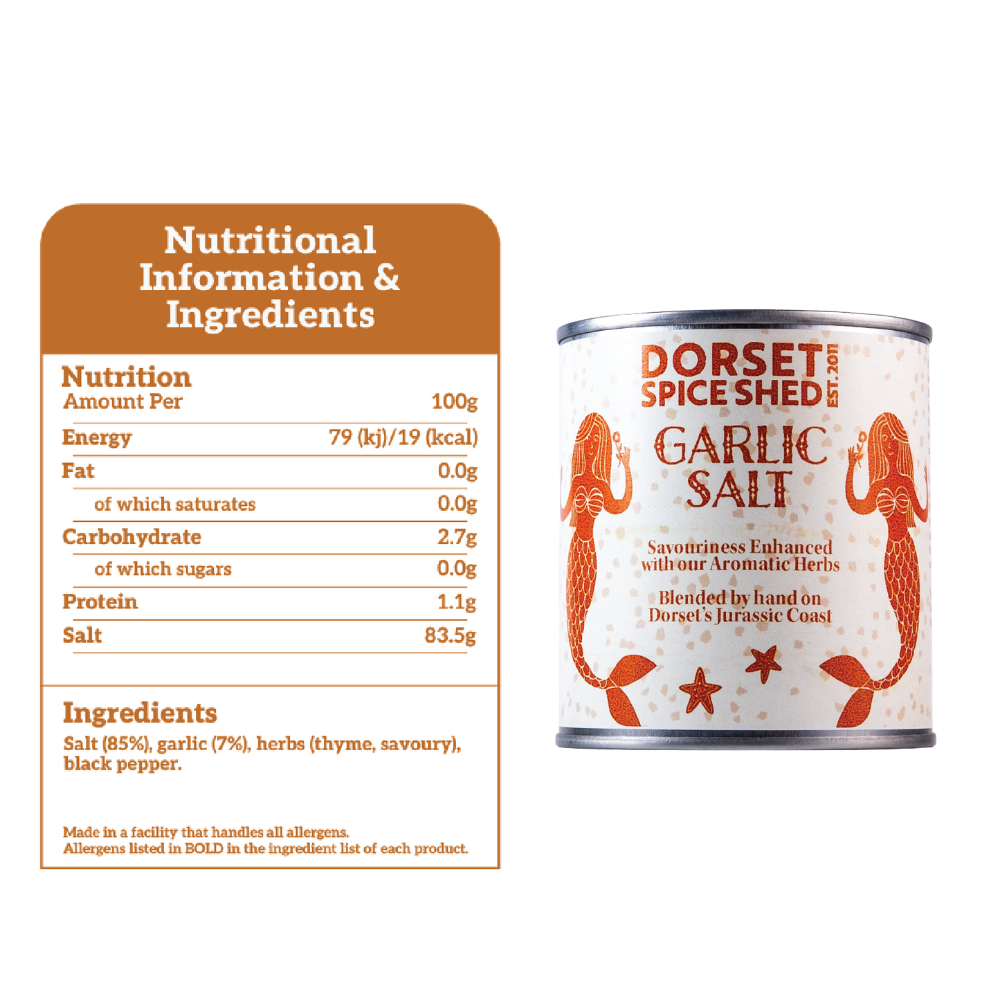 Dorset Spice Shed Garlic Salt - Dorset Spice Shed