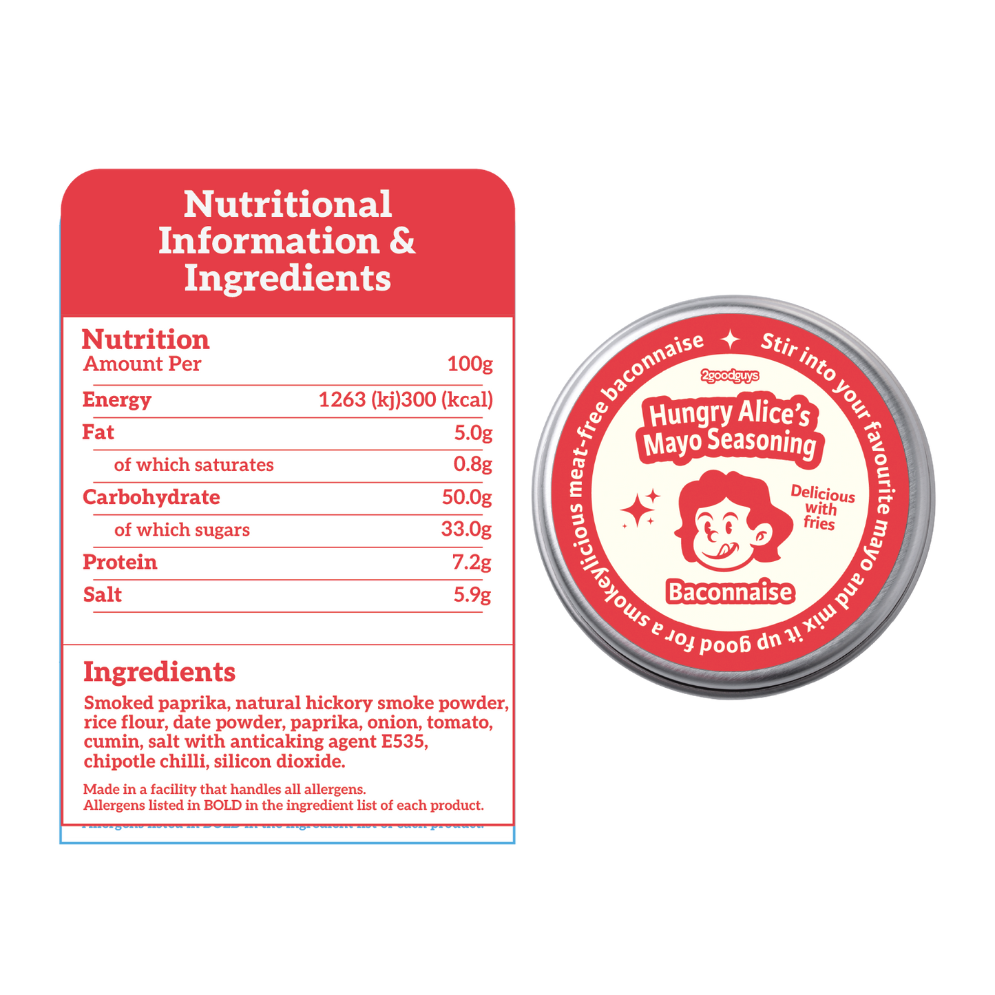 2GoodGuys Hungry Alice Mayonnaise Seasoning Baconnaise