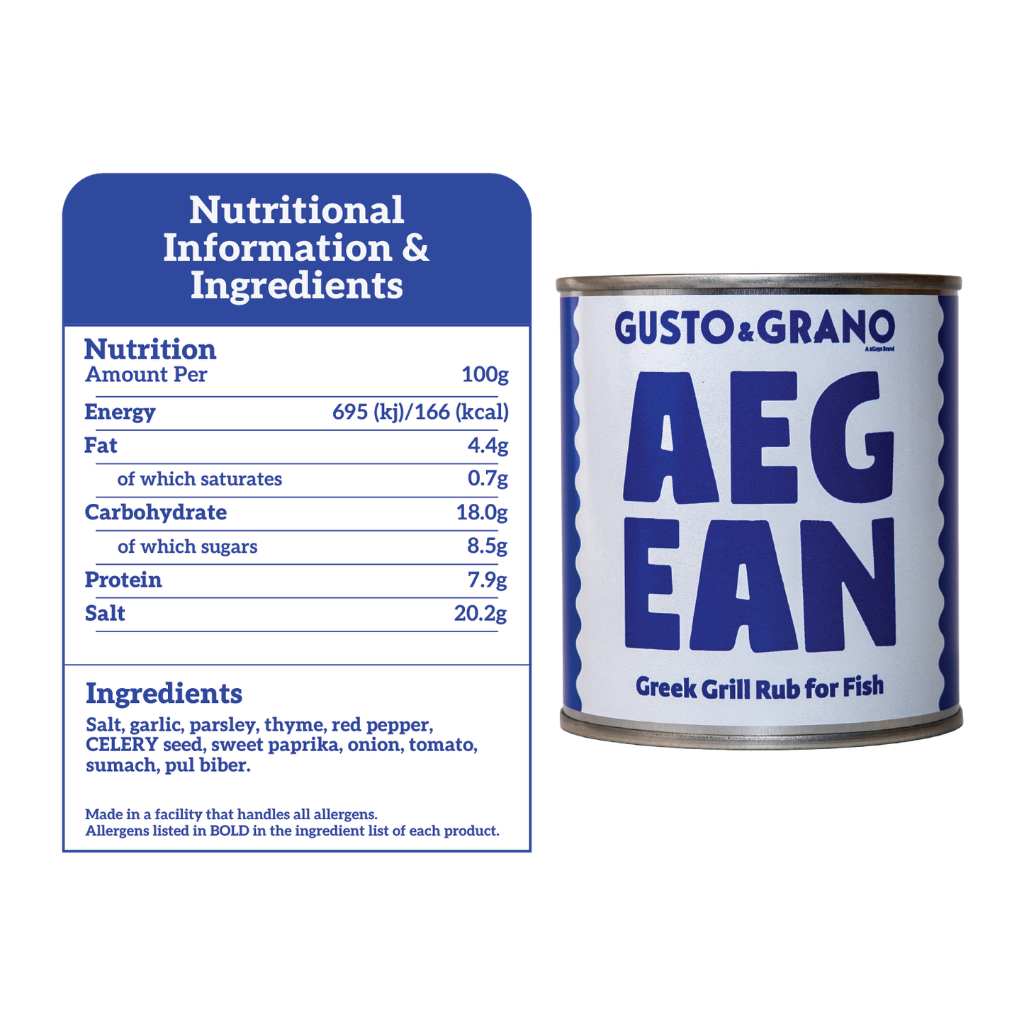 Gusto & Grano Aegean Fish Seasoning