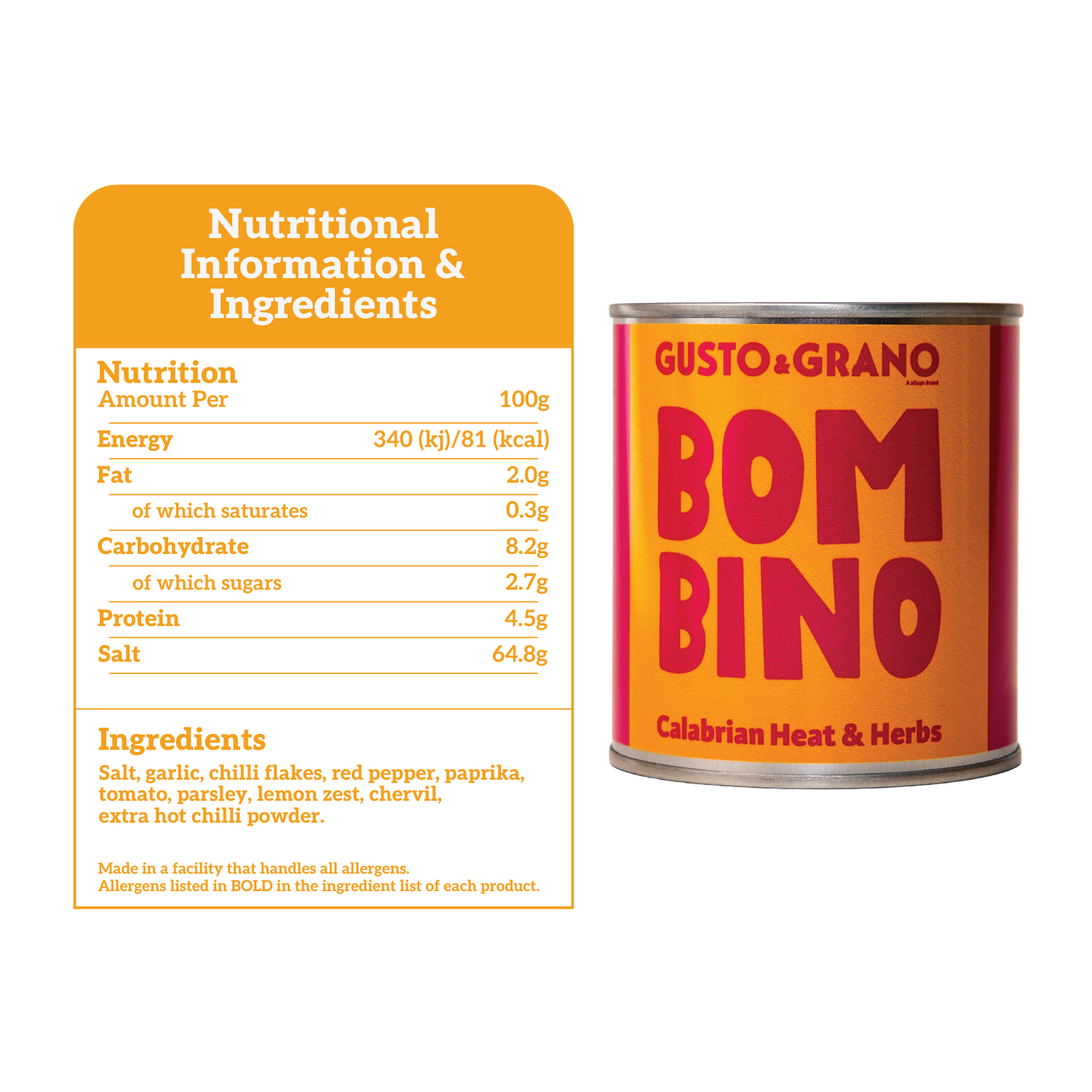 Gusto & Grano Un Tocco Calabrian Heat & Herbs