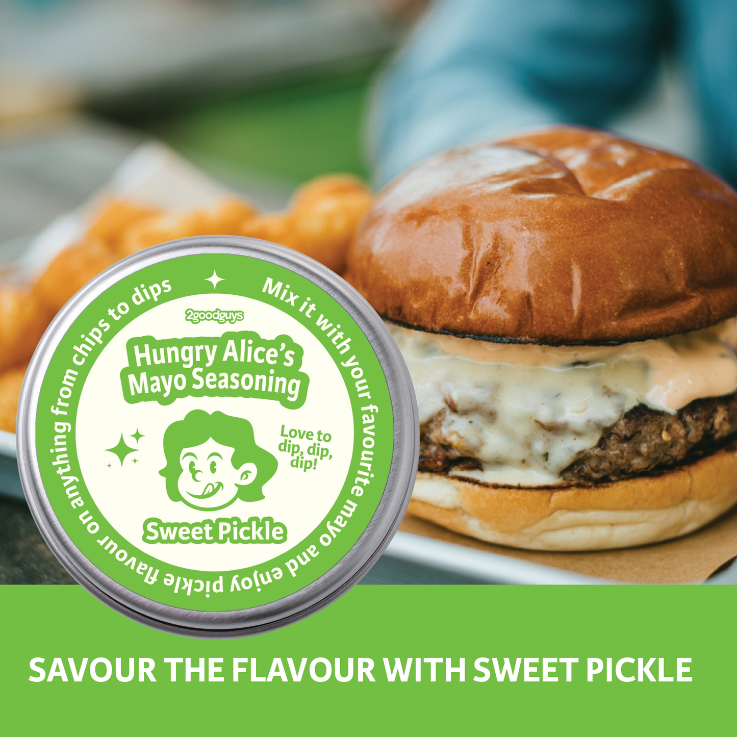 2GoodGuys Hungry Alice Mayonnaise Seasoning Sweet Pickle