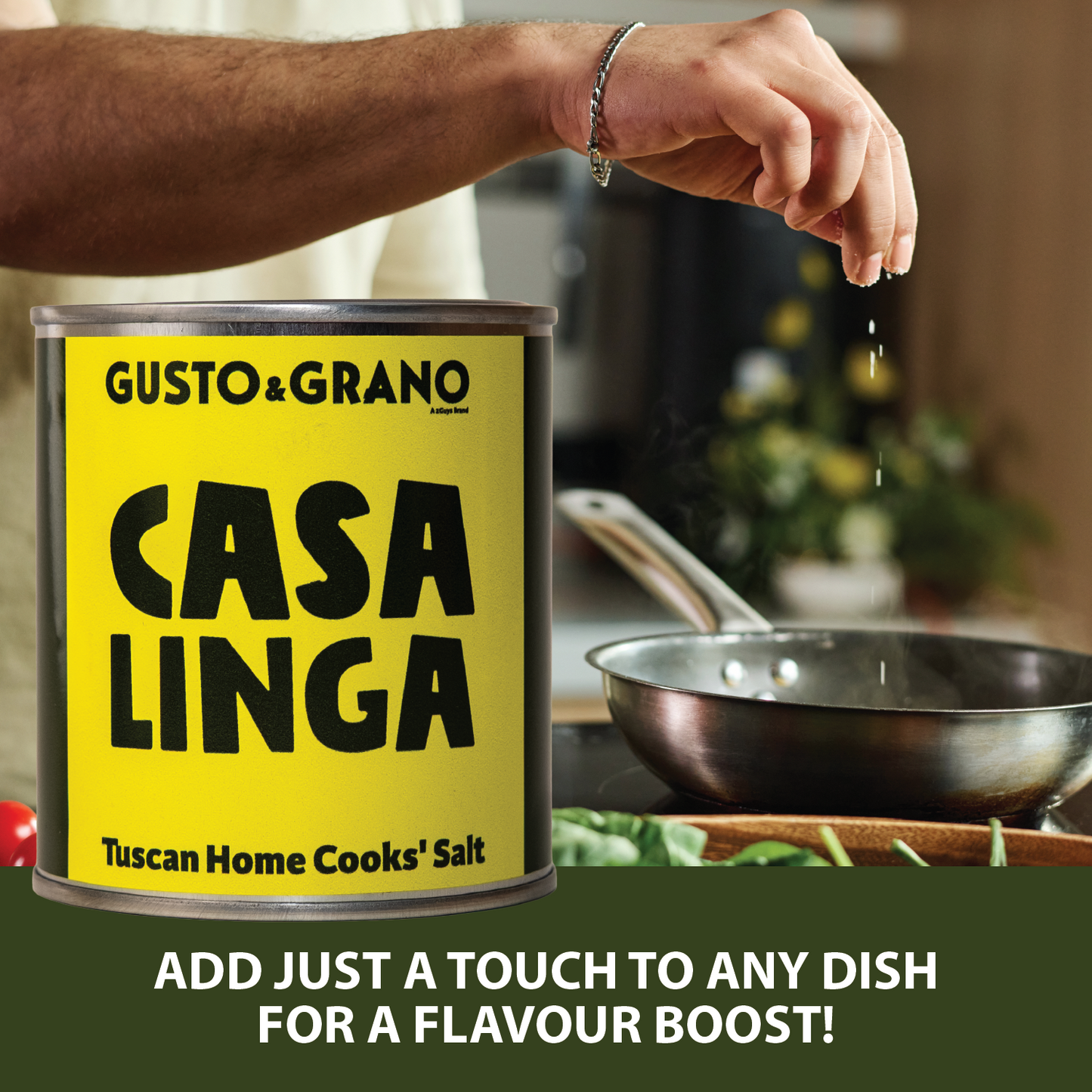 Gusto & Grano Un Tocco Casalinga Tuscan Home Cook's Salt