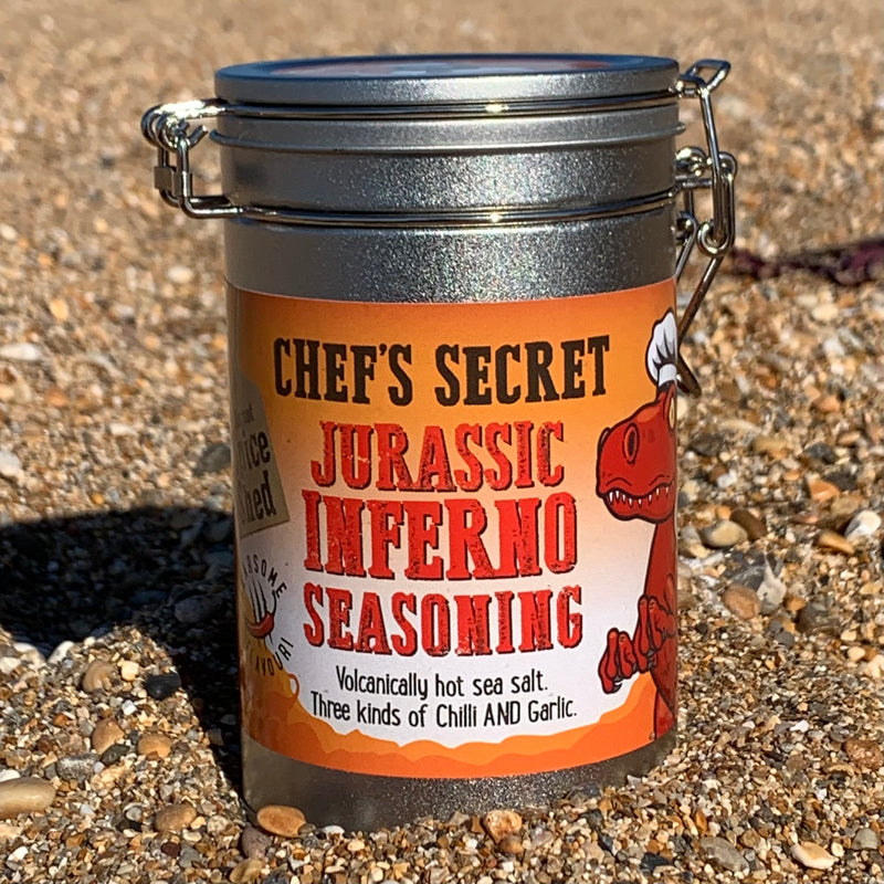 Chef's Secret Jurassic Inferno chilli and garlic salt